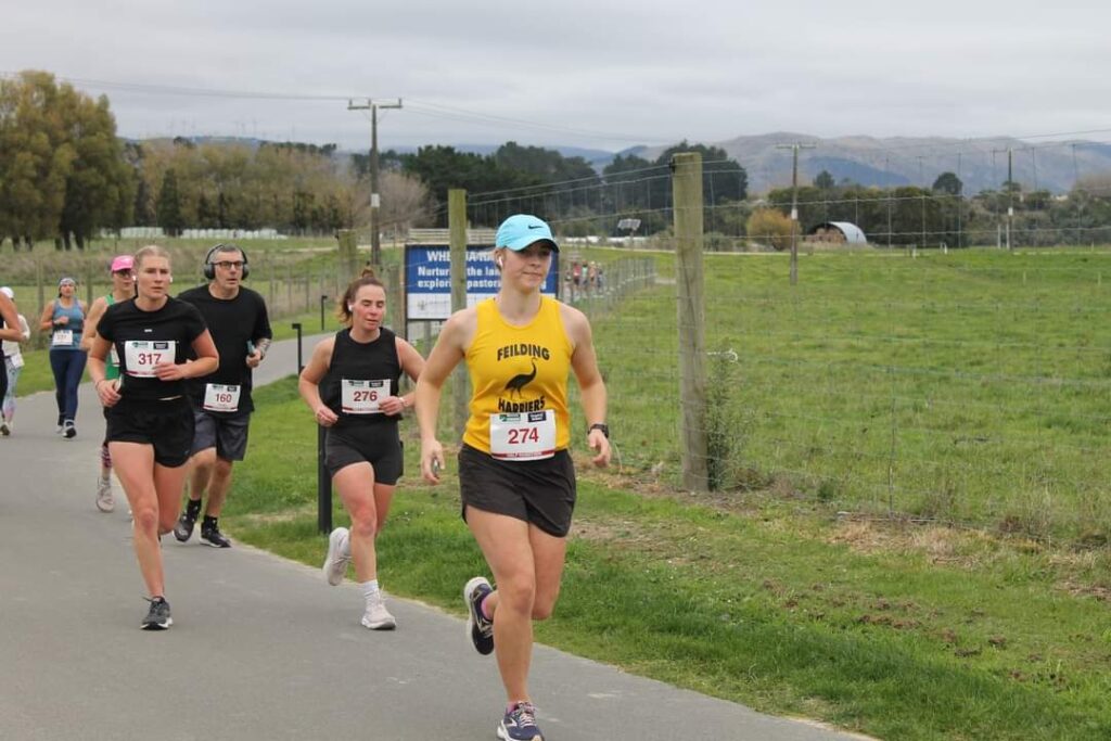 Amy Ellis did her first half marathon